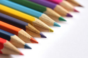 colored pencils