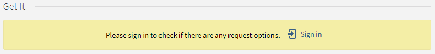 Please sign in to check if there are any request options.
